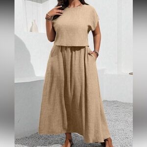 Two piece maxi outfit